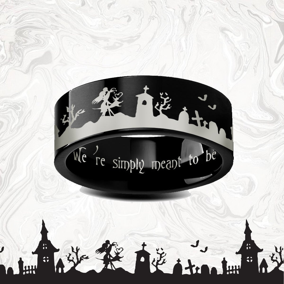 Nightmare before christmas promise on sale ring