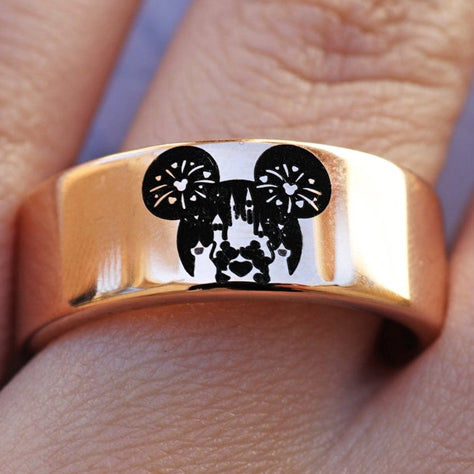 Mickey Mouse Ring, Mickey Mouse Jewelry, Mickey Ring, Minnie Mouse