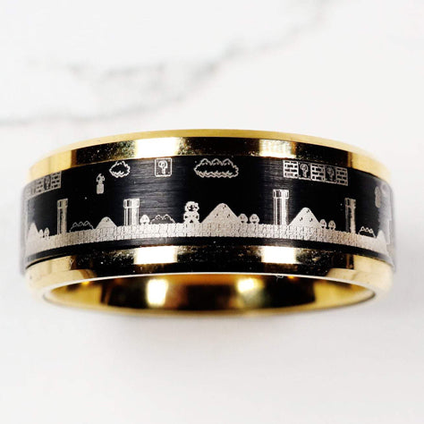 Game Rounded Ring Video Game Spinner Rings