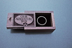Open image in slideshow, everaftercreative Ring Box Carl and Ellie Wood Wedding Ring Box, Disney Up Movie Heart Box, Balloon House Heart Ring Box, UP Movie Ring Box, Our Adventure Ring Box.
