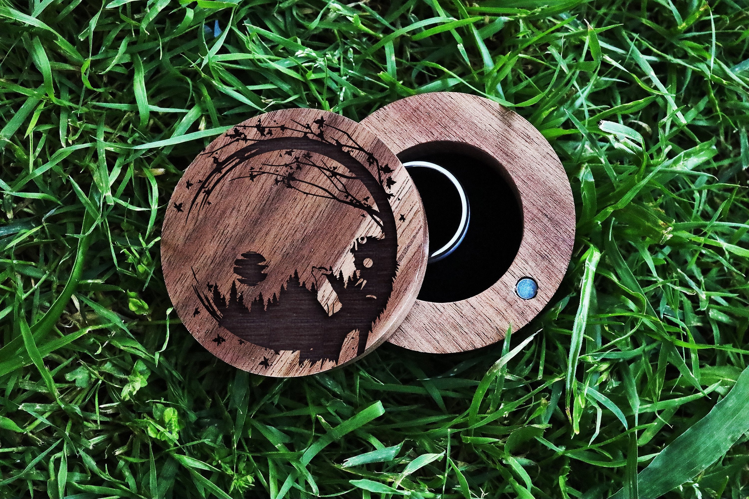 Princess Mononoke Ring Anime Wedding Ring Box, Spirited Away Jewe