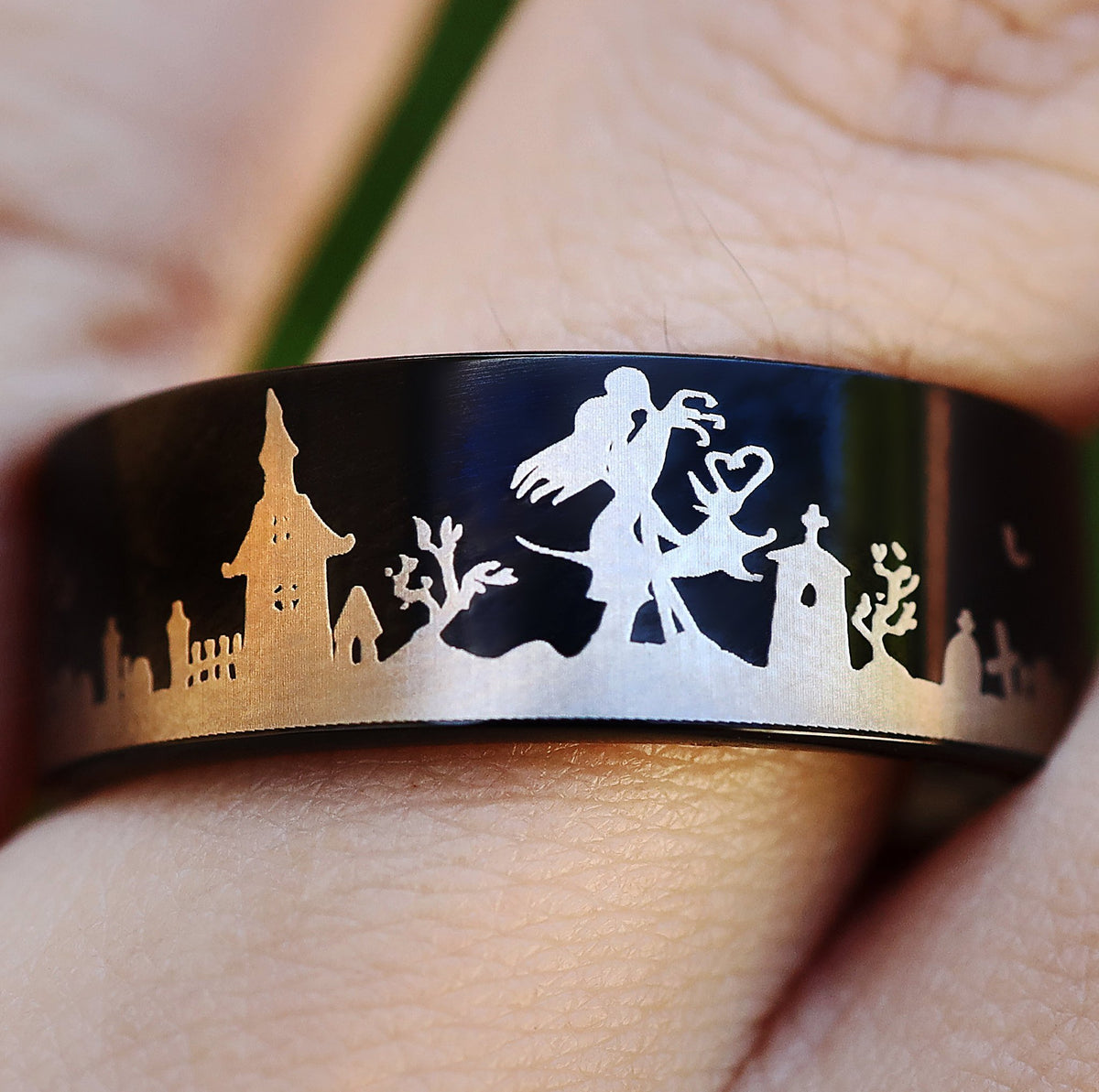 Jack Skellington Engagement Ring, Nightmare Before Christmas Promise W