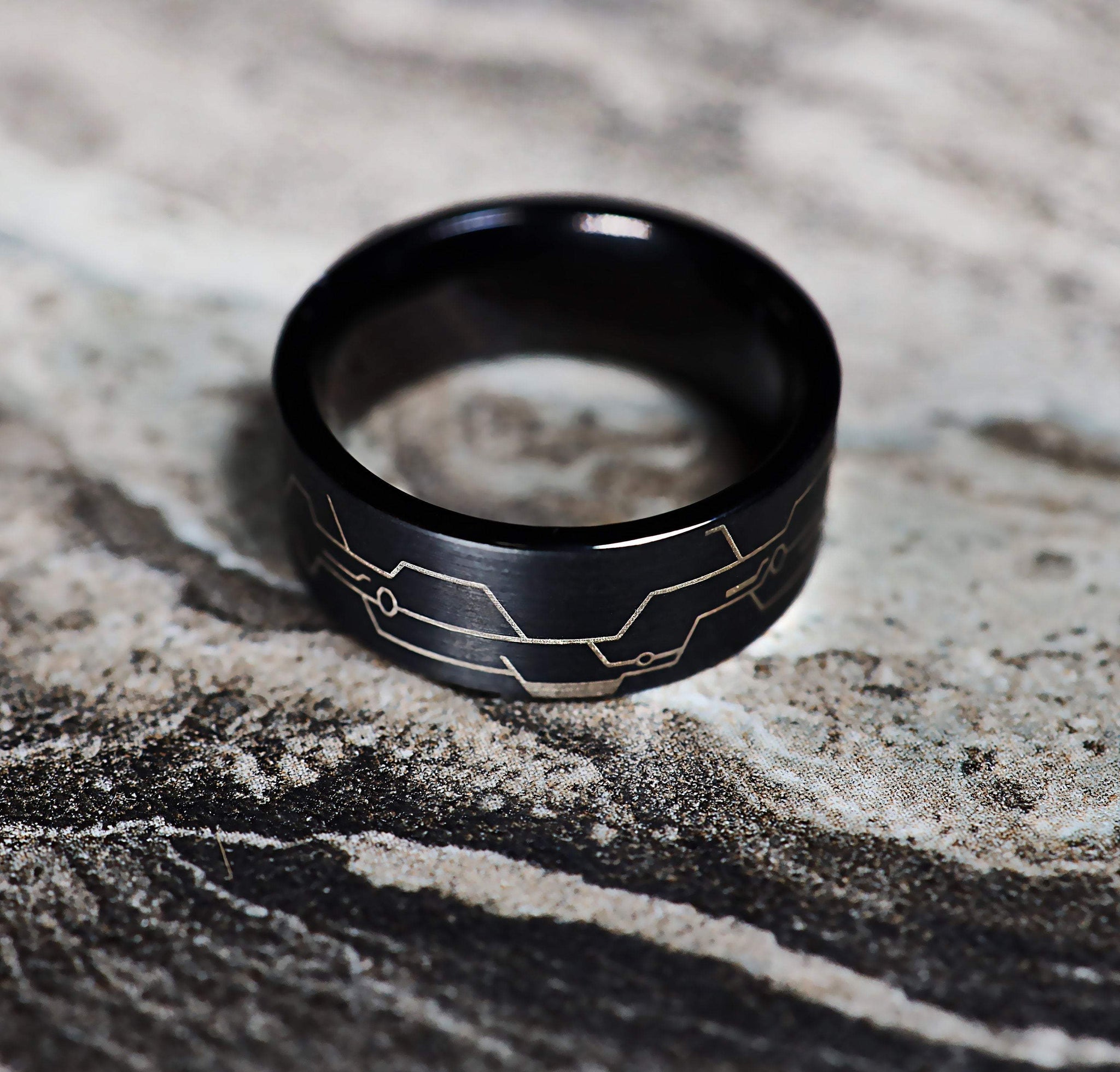 Nier Automata Video Game Wedding Band, Nier Automata Ring, Nier Automa
