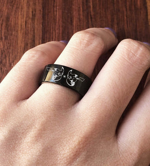 Open image in slideshow, everaftercreative Ring Pokemon Pichu Ring,  Pokemon Engraved Ring, Pokemon Ring, Pokeball Wedding Ring, Wedding Band
