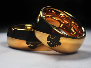 everaftercreative Ring Star Wars Death Star Ring, Death Star Jewelry, Men Star Wars Engagement Ring, Star Wars Wedding Ring